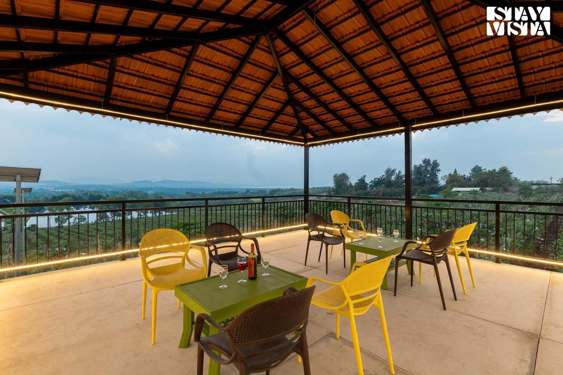 Stayvista'S Harvest Haven - Pool-View Villa With Deck & Machan Near Sula Nashik Ngoại thất bức ảnh