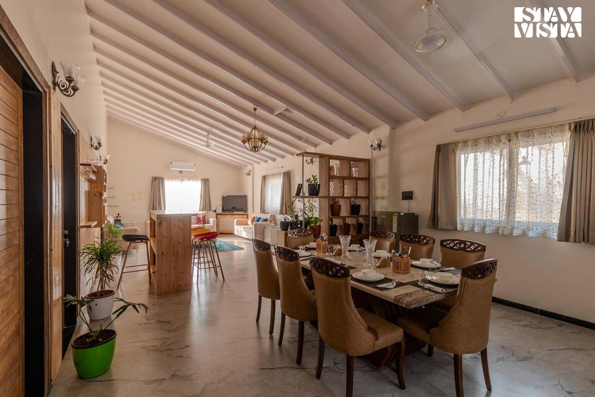Stayvista'S Harvest Haven - Pool-View Villa With Deck & Machan Near Sula Nashik Ngoại thất bức ảnh